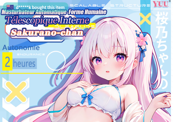 Dr.YUU Masturbateur Forme Humaine Waifu Automatique 2000g